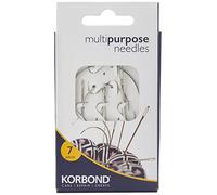 Korbond Multi Purpose Needles 7pcs-K110230 Agujas Multiusos 7 piezas-K110230, Acero al Carbono, Silver, Multiple
