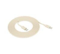 Kord Cable de cargar Kord USB-C a USB-C 1.8 m Pearled Ivory