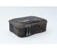 Korda - Bolsa para aparejos de pesca Compac 125 | Dark Kamo - Versátil estuche de almacenamiento de aparejos de pesca Dark Kamo 600D, semirrígido, bolsillo interno, cremalleras dobles, resistente al