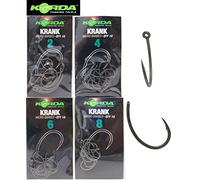 Korda Krank - Anzuelos para Pesca de Carpa (10 Unidades), tamaño 6