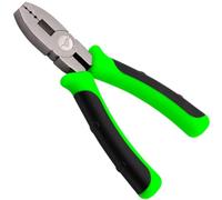 Korda Mini herramienta Krimp, tamaño compacto, acero inoxidable, asas de goma, cortador de línea, compatible con todos los tamaños Krimp, ideal para plataformas de crimpado