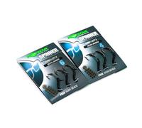 Korda Secciones de Gancho Giratorio Krank B, Paquete de 3, Acero, Secciones de Gancho Giratorio Listas para un fácil Aparejo con Material de Pluma y elección de Ganchos de vástago Krank o Kurv