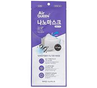 KOREAC [Pack de 50] [Air Queen] Nano Mask_White + Wet Tissue / Strong Filtrtering transpirable