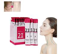 Korean 21days Nmn Mascarilla Reafirmante Anti-Aging Hidratante Lifting Mascarilla Reafirmante Mascarilla Facial Portátil Sin Lavado Suero de Ácido Hialurónico para Cuello para Cuello y Rostro