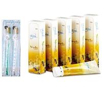Korean Atomy Propolis ALL Natural Toothpaste (200gx5pcs) + Atomy High Quality Super Slim Bristles Toothbrushes (2pcs) by ATOMY