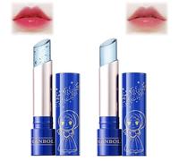 Korean Blue Jelly Lip Balm, Hanboli Lip Balm, Color Changing Lip Glos, Blue Jelly Lip Gloss Mini, Warm Change Moisturizing Lip Balm, Nourishing Lip Care Oilfor(01#+02#)