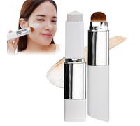 Korean Colour Changing Foundation Stick For All Skin Types, Full To Medium Coverage Foundation Makeup, With Brush Head (Light)