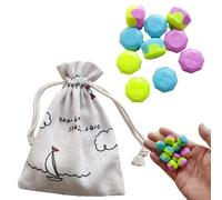 Korean Game - Korean Games | Traditional Gamess | Old-Fashioned Game for Parties | Fun Stone Catching Toy Family Night Games for Hand Eye Coordination Training| Real Gong Gi Jack Stones