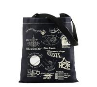 Korean Group Inspire - Bolsa de hombro para amantes de la música, regalo para conciertos de K-pop, regalo con letras de rap coreano, Sigue viniendo en el Reino Unido, INCHES