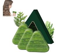 Korean Hair Growth Bar with Rosemary & Amino Acids - Scalp Care Shampoo Bar for Thinning Hair, Strengthens Roots, Reduces Hair Fall from Breakage Hydrating & Volumizing (3pcs)