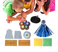 Korean Jack Stones, Korean Jack Set Coreano Jack Stone Game | Tradicional Folk Pebbles Playset Jebichagi Hand Eye Coordination Training Toys for Family & Kids