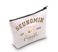 Korean Pop Gift K-Pop Group Merch Kpop Boys Group Est 2000 PuppyM Bolsa de maquillaje K-Pop Music Lover Gift, Puppym Bag EU, Bolsa de cosméticos con impresión