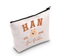 Korean Pop Gift K-Pop Group Merch Kpop Boys Group Est 2000 Quokka Bolsa de maquillaje K-Pop Music Lover Gift, Quokka Bag Eu, Bolsa de cosméticos con impresión