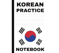Korean Practice Notebook: Hangul Study Journal with Writing Grid Paper