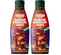[Korean Street] Coreano Salsa Barbacoa Smoky (310g)- Salsa asiática multifuncional (Dulce y Umami), para bistec, hamburguesas - hecha en Corea, Vegetariana, sin GMO (Paquete de 2)
