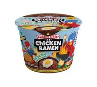 [Korean Street] K-BBQ, Jjajang Flavoured Ramen, Stir-Fried Instant Noodle (104 g, Cup Noodle) - Quick and Easy, a Rich Black Bean Sauce Infused with the Smoky Sweet Flavor of Korean BBQ, Not Spicy