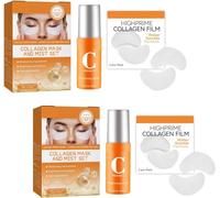 Korean Technology Soluble Collagen Film Set Highprime Collagen Film & Mist Kit Anti-Aging Smoothes Fine Lines Wrinkles (2set)
