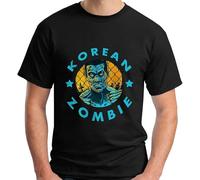 Korean Zombie Chan Sung Jung Men's T-Shirt Black XL Unisex 100% Cotton Short-Sleeve T-Shirts Black M