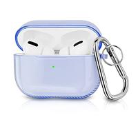 KOREDA Funda protectora compatible con AirPods Pro, funda protectora suave transparente a prueba de golpes con juego de llavero para Apple Airpods Pro Charging Case 3RD Gen