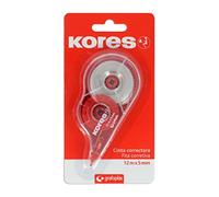 Kores | Cinta Correctora Extra Larga | Aplicación Frontal | 5mmx12m | Secado Instantáneo