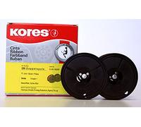 Kores Farbband, Gruppe 1, DIN DS, Seide, schwarz/rot