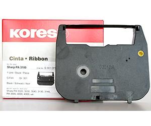 Kores Farbband, Gruppe 301, SHARP PA 3100, Carbon, schwarz