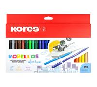 Kores - Felt Tip Pens - 24 Pack (729014) Toy NUEVO