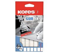 Kores Goma adhesiva Gumfix White Tack - reutilizable y extraíble - Paquete 84 tachuelas x50