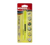 Kores - High Liner Plus: rotuladores fluorescentes amarillos, punta biselada y tinta a base de agua, suministros escolares y de oficina, paquete individual