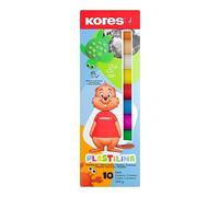 Kores Plastilina Plastilina, suave modela la arcilla (Caja de 10 colores x 20 g)