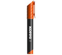 Kores Rotulador permanente naranja K-Marker XP1, punta redonda con tinta de bajo olor, rotuladores impermeables para todas las superficies, suministros escolares, suministros de oficina, rotulador