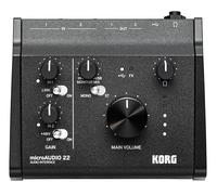 Korg - Interfaz de audio microAUDIO 22 USB-C con preamplificadores de estudio