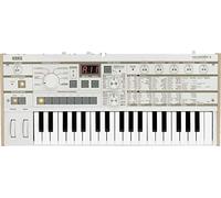 Korg microKORG XL+ - Sintetizador/Vocodificador de 37 teclas con PCM expandido, blanco