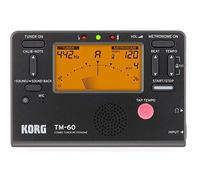 Korg TM60Bk Metrónomo Afinador, Color Negro