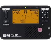 Korg TM70 Metrónomo y Afinador Cromático combinados - Negro