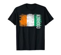Korhogo Ivory Coast - Camisa de bandera para hombres y mujeres y niños Camiseta