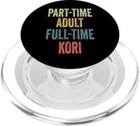 KORI Personalized Retro Girls Part-Time KORI Name PopSockets PopGrip para MagSafe