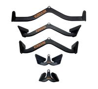 KORIKAHM Ergonomic Design Lat Pull Down Bar Grip Handle, Lat Pulldown Attachments, Strength Trainer for Athletes, Climbers & Fitness Enthusiasts (Gym Bar Set)