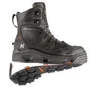 Korkers Bota de seguridad industrial Snowjack Pro para hombre, incluye suelas intercambiables, Negro, 42 EU