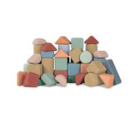 Korko Juego de Bloques de construcción de Corcho, silencioso, Colorido, Seguro y Lleno de Amor por el Medio Ambiente (40 Unidades)