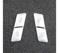 KORKUS Auto Botón Pegatinas Compatible con Mercedes para Benz para W204 W212 2010 2011 2012 2013 2014 Pegatina Decorativa De Botón De Interruptor De Cerradura De Puerta De Coche