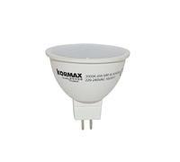 Kormax 178178 - Lámpara de LED dicroica (MR16, 6W, luz cálida 3000K, 450 Lumen, 220-240V) Color Blanco