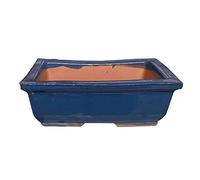 KORMAX Maceta Bonsai Ceramica Azul n2 22x15 cm