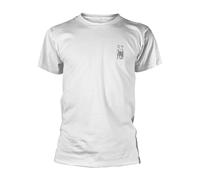 KORN - REQUIEM - TWINS POCKET WHITE T-Shirt, Front & Back Print Small