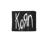 Korn Still A Freak Premium - Cartera plegable para hombre, color negro