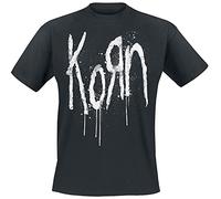 Korn Still A Freak Unisex Camiseta Negro XL 100% algodón Vorne Bedruckt, Hinten Bedruckt Regular