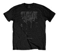 Korn - T-Shirt # M Unisex Black # Knock Wall