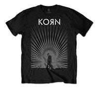 Korn - T-Shirt # Xl Unisex Black # Radiate Glow