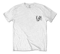 Korn - T-Shirt # Xxl Unisex White # Scratched Type