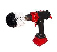 Kornely™Cepillo Premium para Taladro, Extra Suave, Blanco,8.5cm. Limpiador Profesional de Alta Potencia. No Raya las Superficies. Adecuado para Alfombras, Cuero, Tapicería, Muebles y Interior de Autos